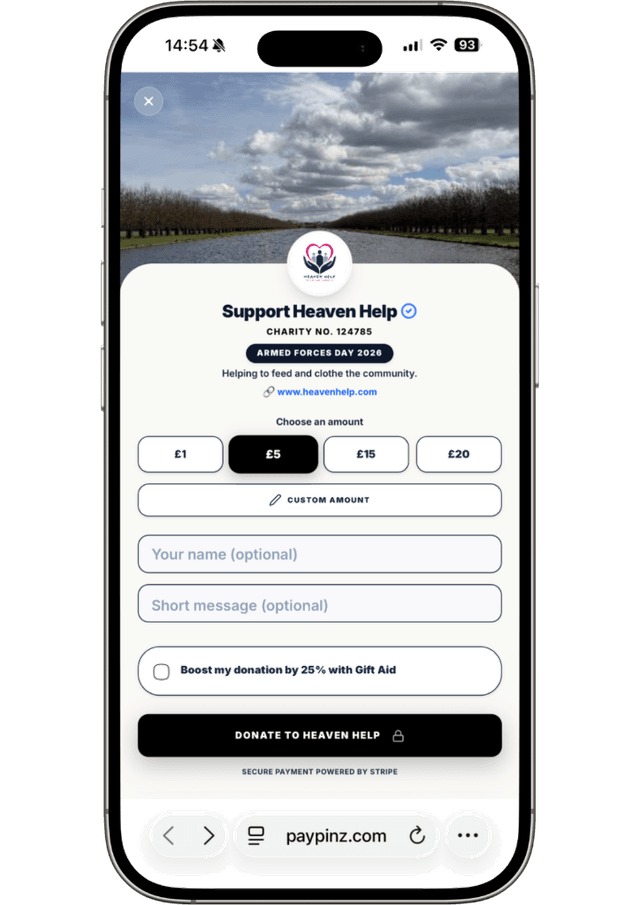 Charity Mobile Donation Mockup