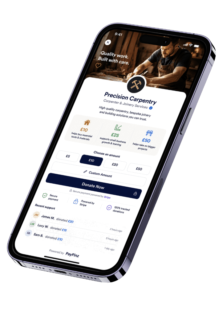Trades Mobile Tipping Mockup