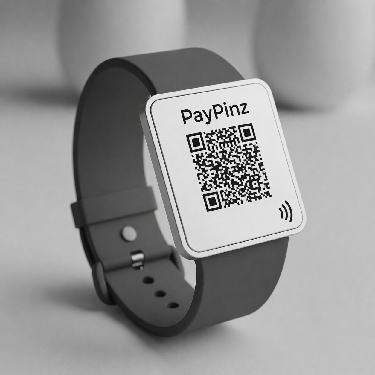 Smart Watch Strap & Aluminum Badge